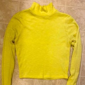 turtleneck crop top sweater